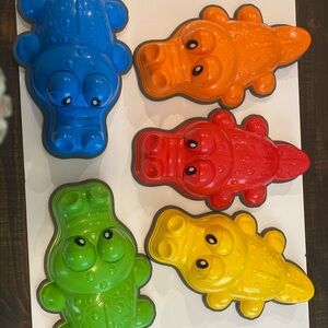 5 pack of toddler balancing alligator balancing pieces